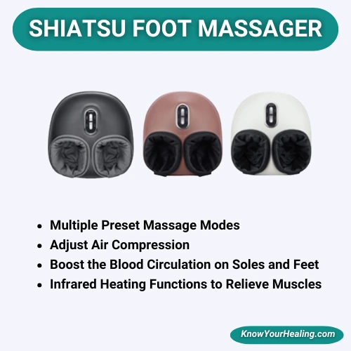 Shiatsu foot massager benefits