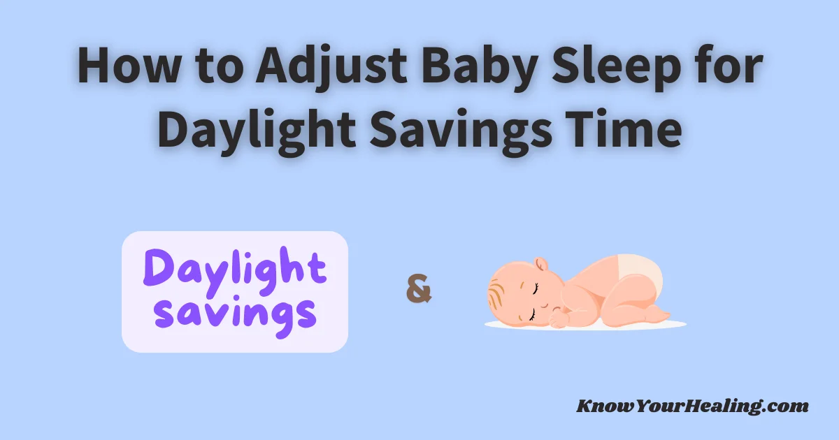 how to adjust baby sleep for daylight savings