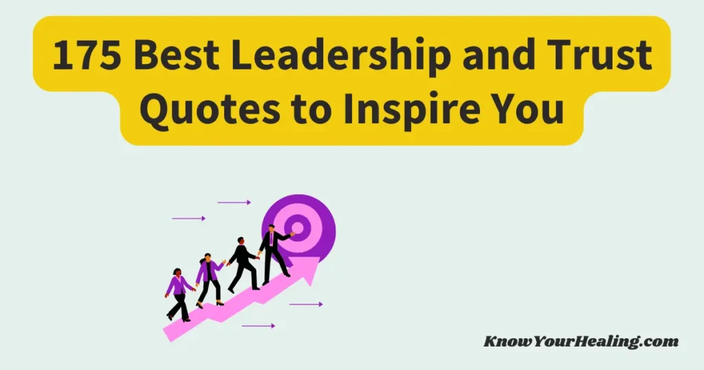 leadership and trust quotes