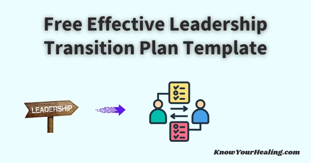 leadership transition plan template