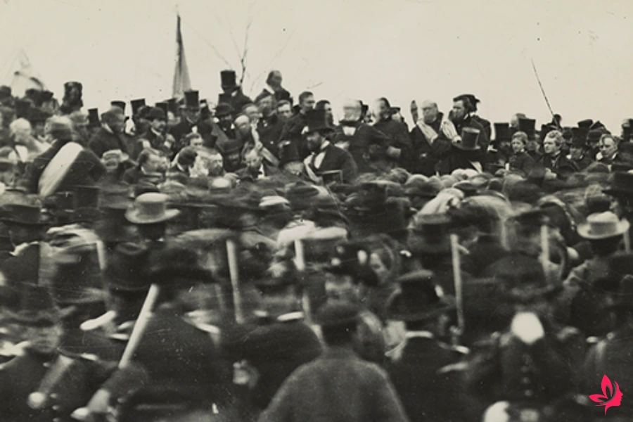 Lincoln at Gettysburg for Address