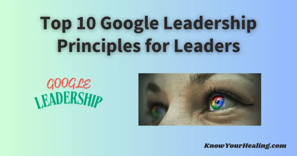 google leadership principles