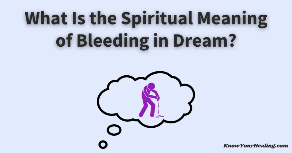 blood in dream meaning
