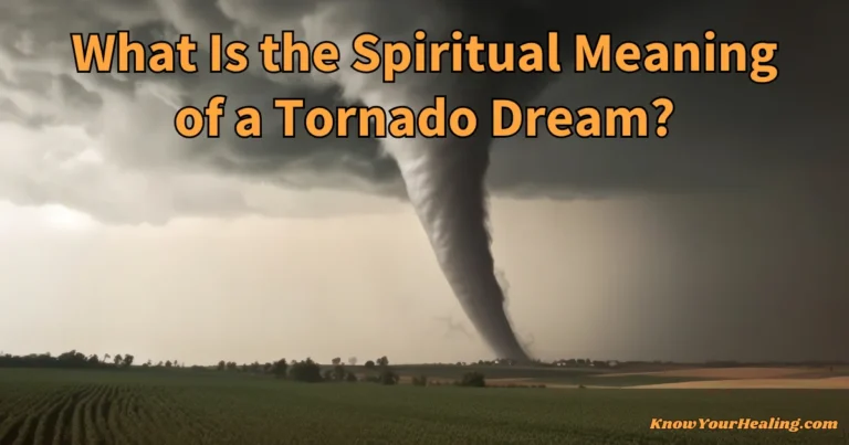 What is the spiritual meaning of a tornado dream