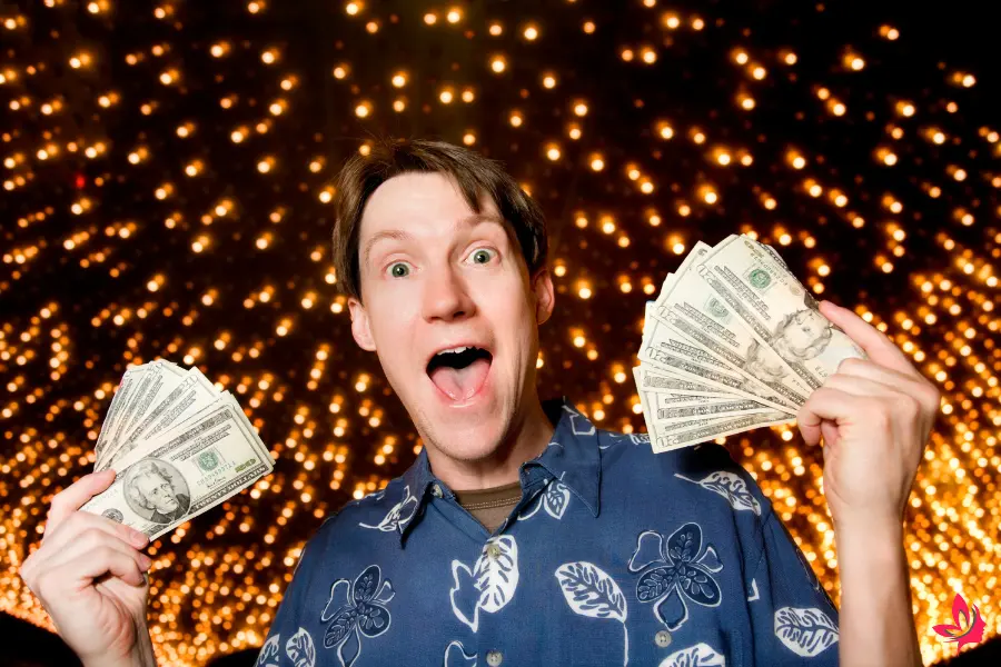 dreaming of winning money