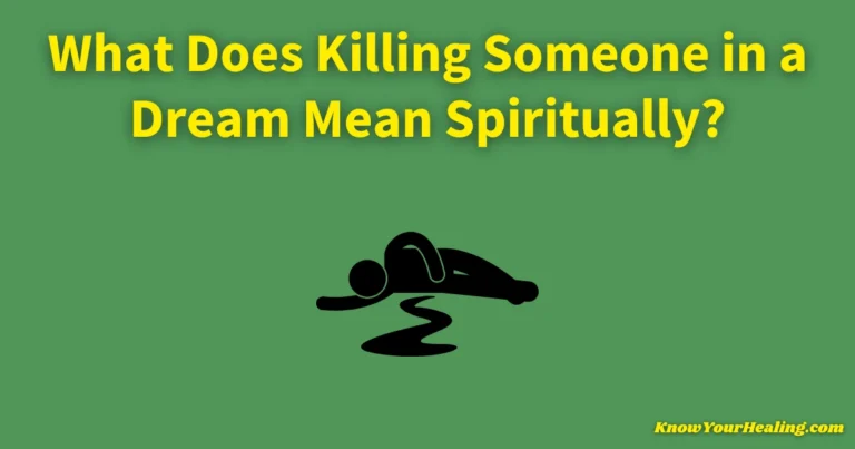 what does killing someone in a dream mean