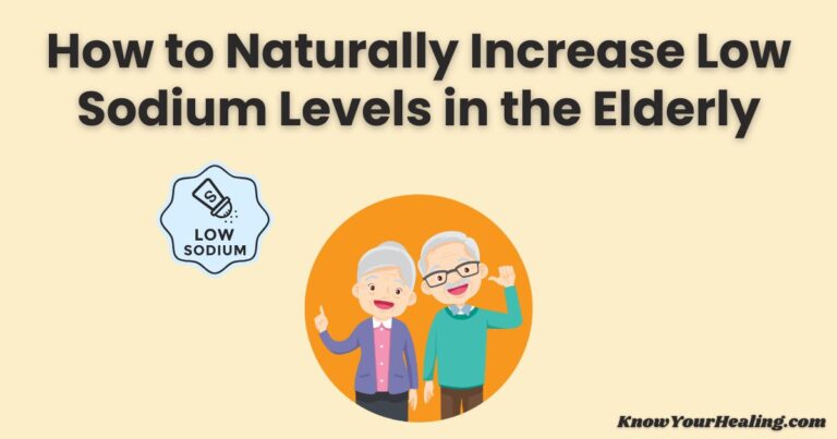 how to increase sodium levels in elderly naturally