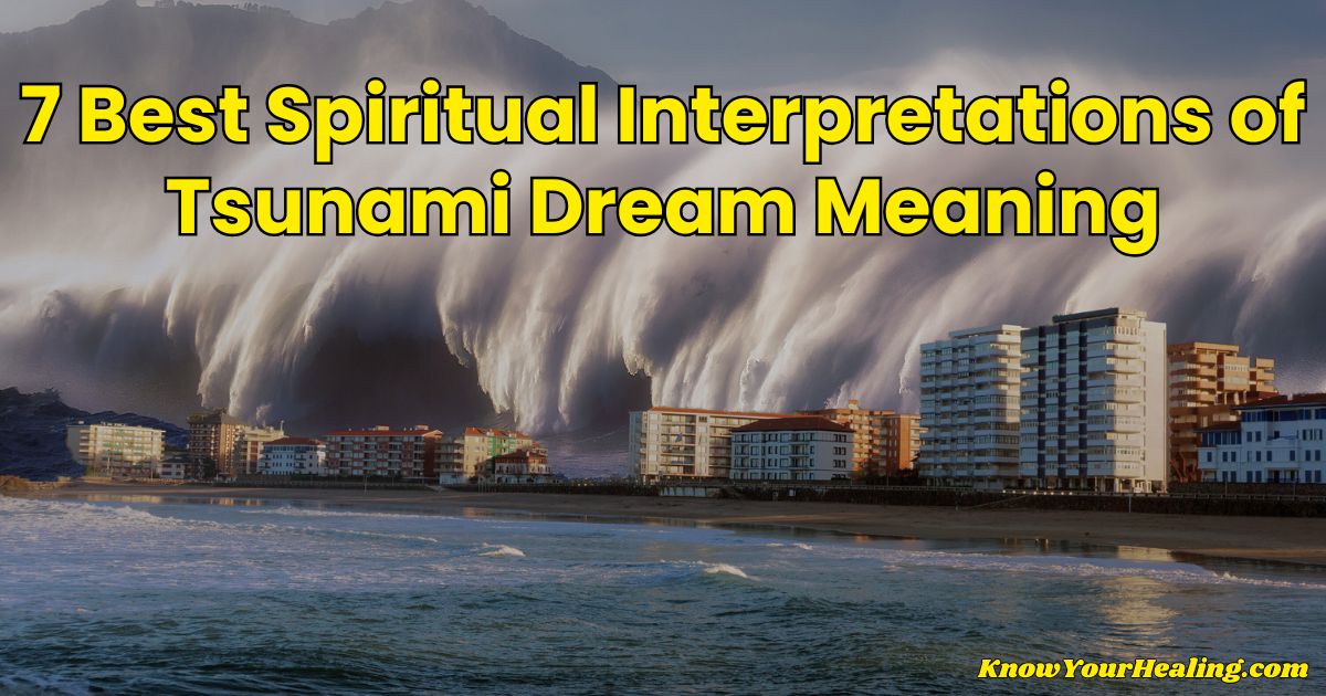 7 Best Spiritual Interpretations of Tsunami Dream Meaning