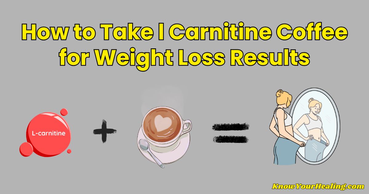 How to Take l Carnitine Coffee for Weight Loss Results